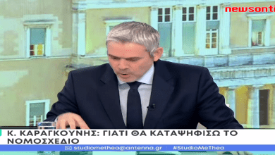 https://newsontime.gr/Ομόφυλα ζευγάρια - Καραγκούνης: Καταψηφίζω λόγω της τεκνοθεσίας (βίντεο)